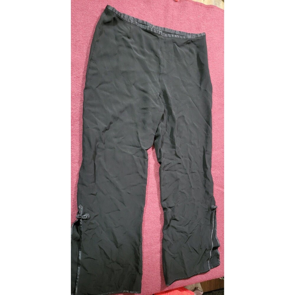 Women's Lafayette 148 Black Dress Pants Slacks Size 16